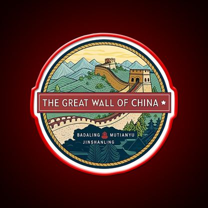 The Great Wall Of China Asian Cultural Led Neon Sign Wall Art Rgb Color - LED neon sign view 10