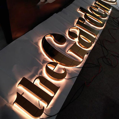 The Guardi 3D Backlit Letters Business Metal Led Sign - Shineneon