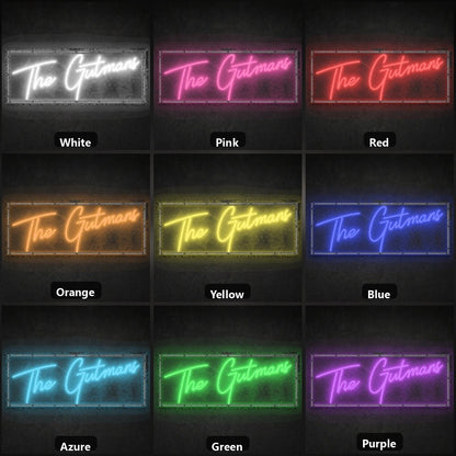 The Gutman S LED Neon Sign - Shineneon