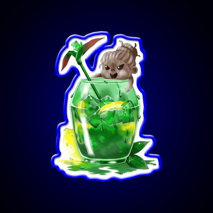 The Hags Rotten Lemon Tea Cocktail Bar Decor Led Neon Sign Rgb Color - Shineneon