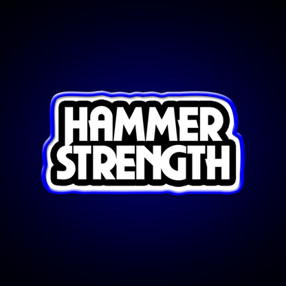 The Hammer Strength 2 Gym Fitness Led Neon Sign Rgb Color