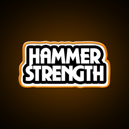 The Hammer Strength 2 Gym Fitness Led Neon Sign Rgb Color