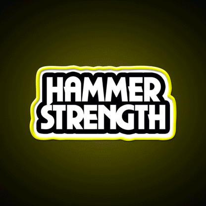 The Hammer Strength 2 Gym Fitness Led Neon Sign Rgb Color