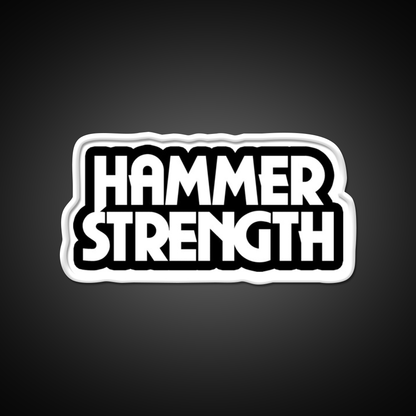 The Hammer Strength 2 Gym Fitness Led Neon Sign Rgb Color