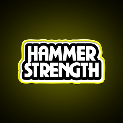 The Hammer Strength 2 Gym Fitness Led Neon Sign Rgb Color