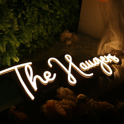 The Haugens White Led Neon Sign - Shineneon