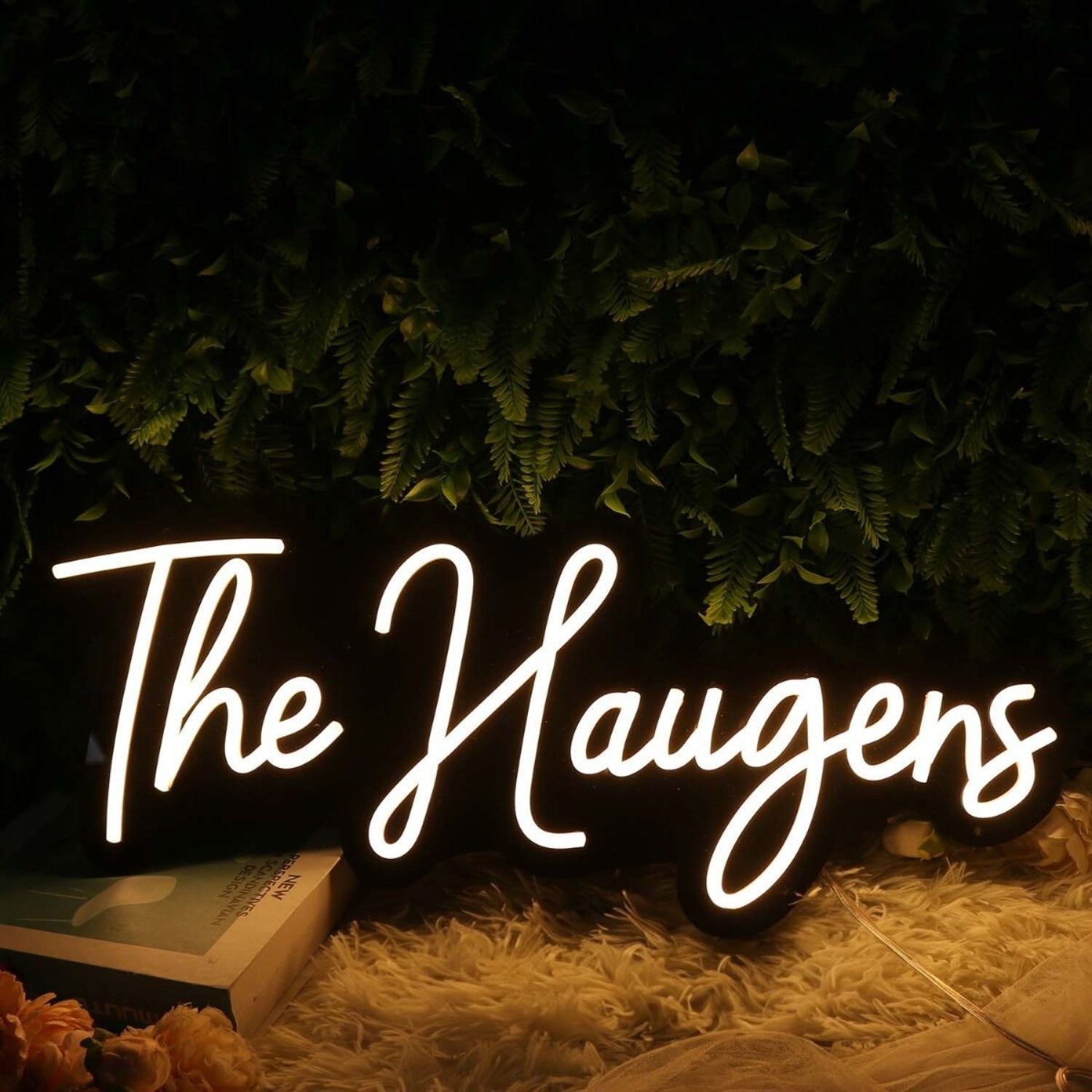 The Haugens White Led Neon Sign - Shineneon