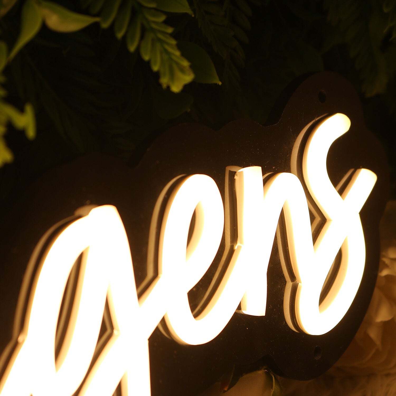 The Haugens White Led Neon Sign - Shineneon