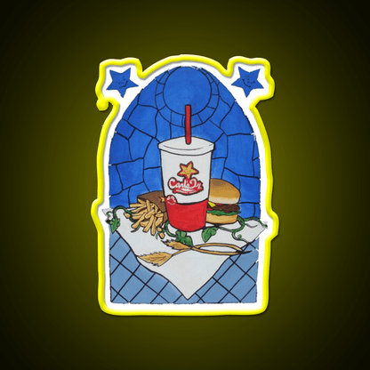 The Heavenly Combo Fast Food Led Neon Sign For Burger Place Rgb Color - Shineneon