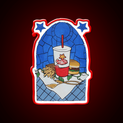 The Heavenly Combo Fast Food Led Neon Sign For Burger Place Rgb Color - Shineneon