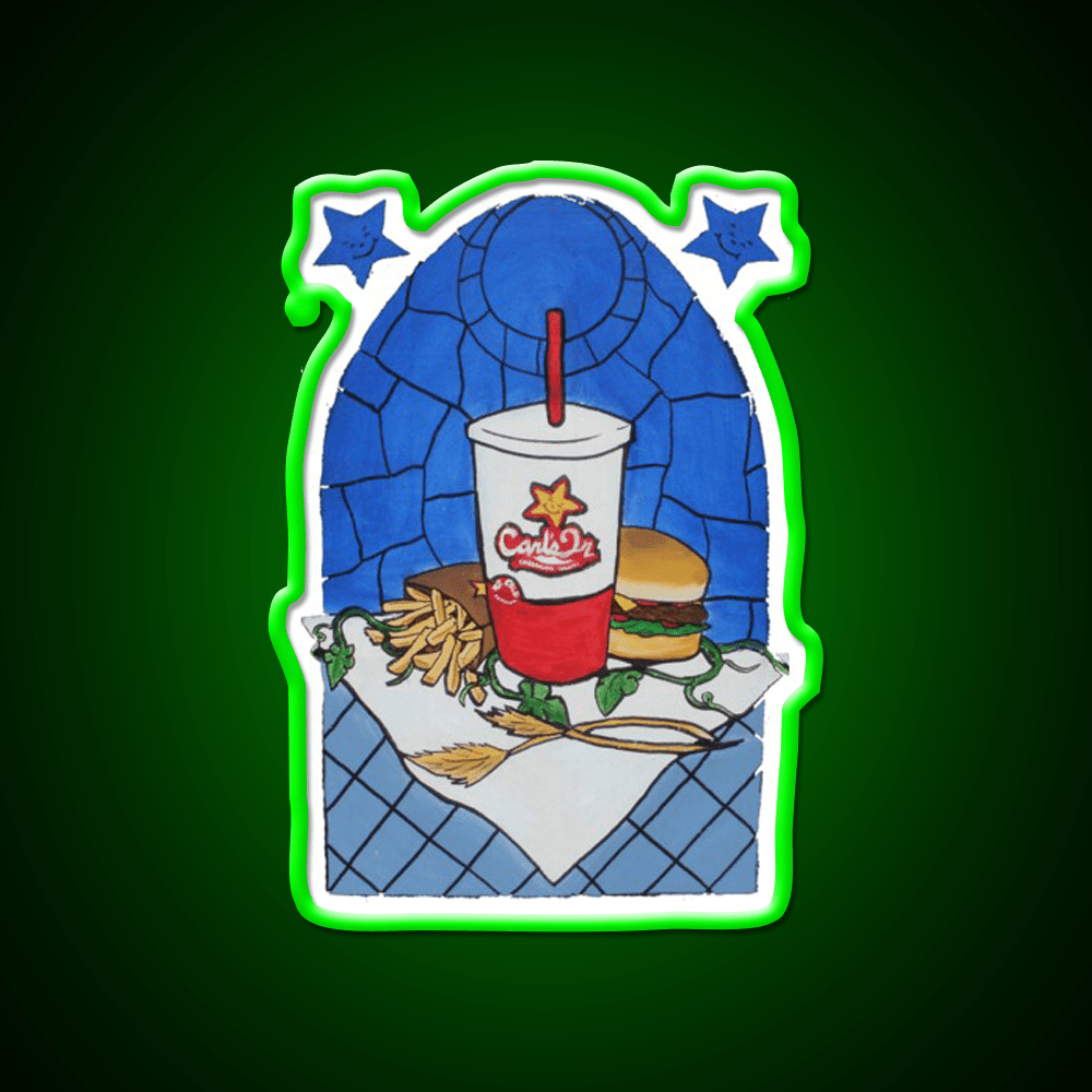 The Heavenly Combo Fast Food Led Neon Sign For Burger Place Rgb Color - Shineneon