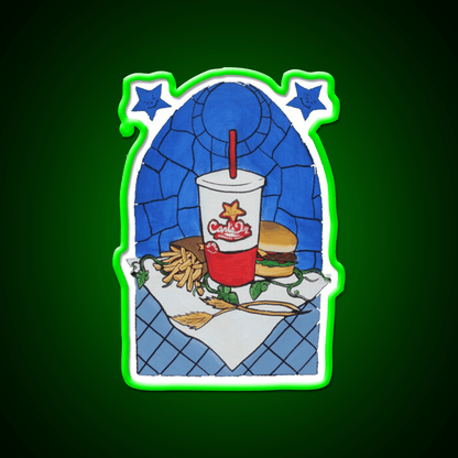 The Heavenly Combo Fast Food Led Neon Sign For Burger Place Rgb Color - Shineneon