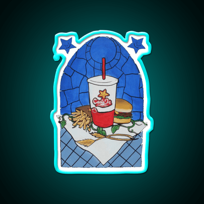 The Heavenly Combo Fast Food Led Neon Sign For Burger Place Rgb Color - Shineneon