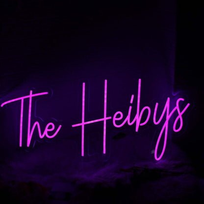 The Heibys Purple Led Neon Sign - Shineneon