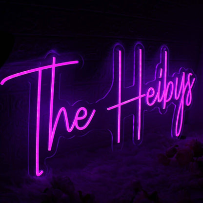 The Heibys Purple Led Neon Sign - Shineneon