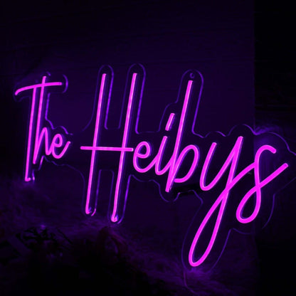 The Heibys Purple Led Neon Sign - Shineneon
