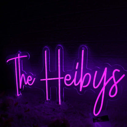 The Heibys Purple Led Neon Sign - Shineneon