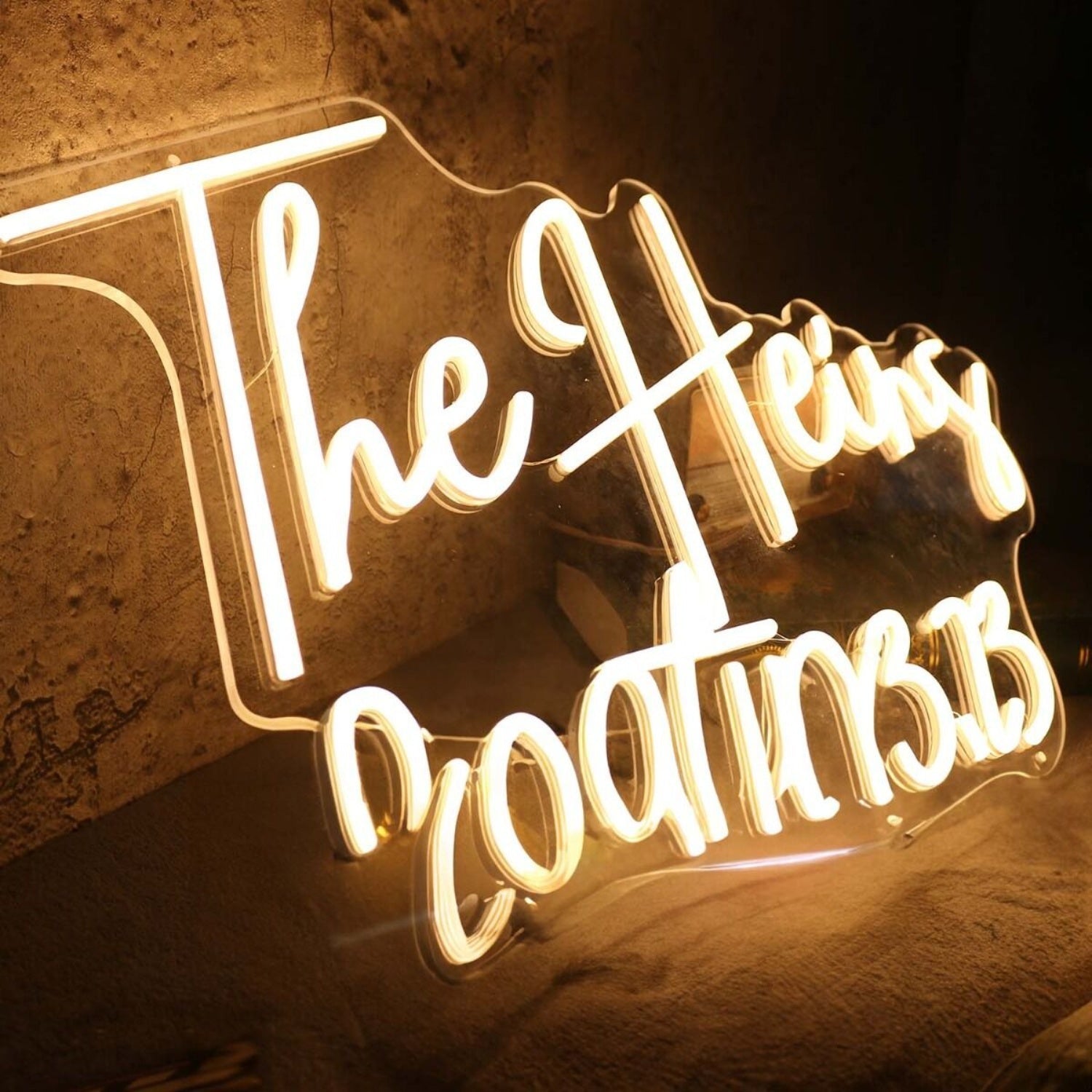 The Heins Est 9 3 23 Yellow Led Neon Sign - Shineneon