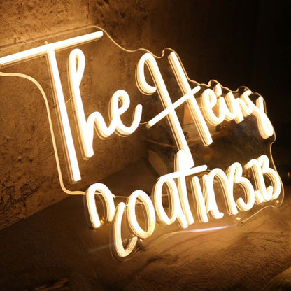 The Heins Est 9 3 23 Yellow Led Neon Sign - Shineneon