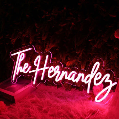 The Hernandez Red Led Neon Sign - Shineneon