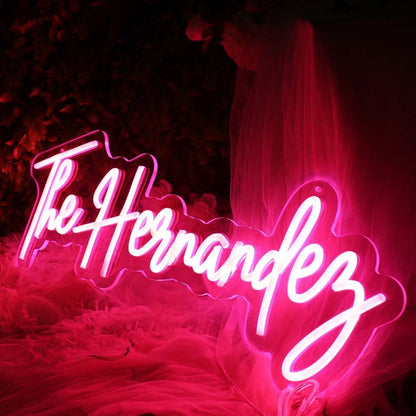 The Hernandez Red Led Neon Sign - Shineneon
