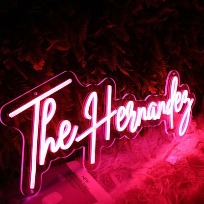 The Hernandez Red Led Neon Sign - Shineneon