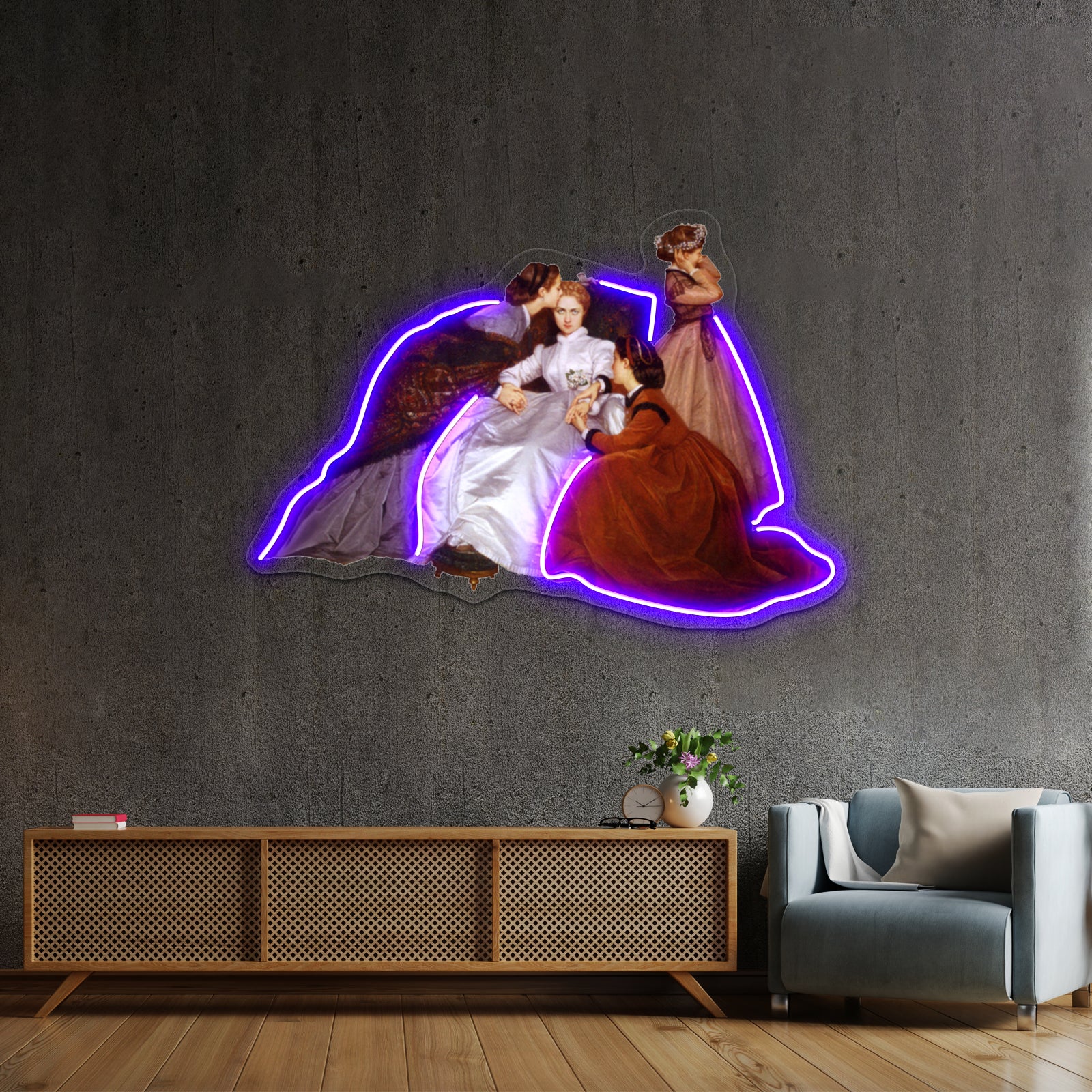 The Hesitant Betrothed Wall Artwork Neon Signs | Shineneon