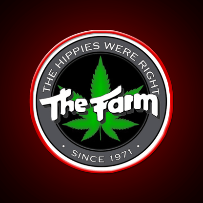The Hippies Were Right Hemp Inspired Green Leaf Led Neon Sign Rgb Color - Shineneon