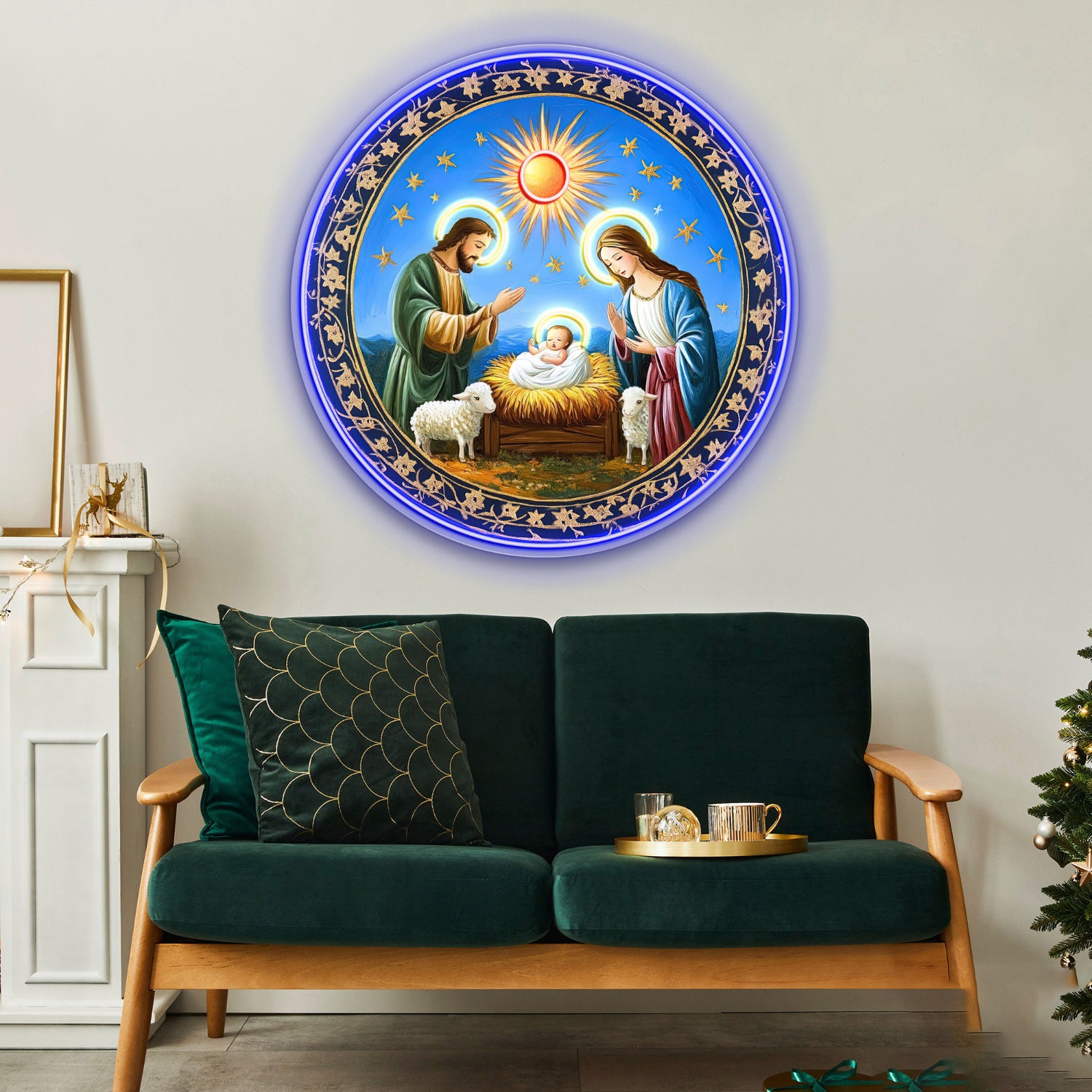 The Holy Family Acrylic Led Neon Sign | Shineneon