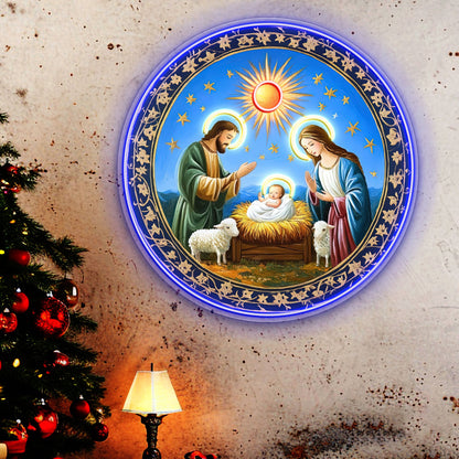 The Holy Family Acrylic Led Neon Sign | Shineneon