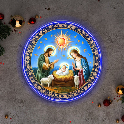 The Holy Family Acrylic Led Neon Sign | Shineneon