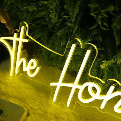 The Honey Hive Yellow Led Neon Sign | Shineneon