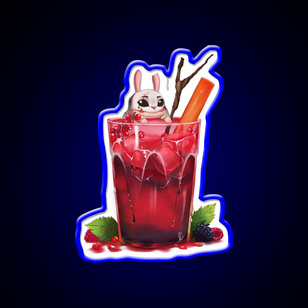 The Huntresss Wild Berries Drink Cocktail Bar Decor Led Neon Sign Rgb Color - LED neon sign view 5