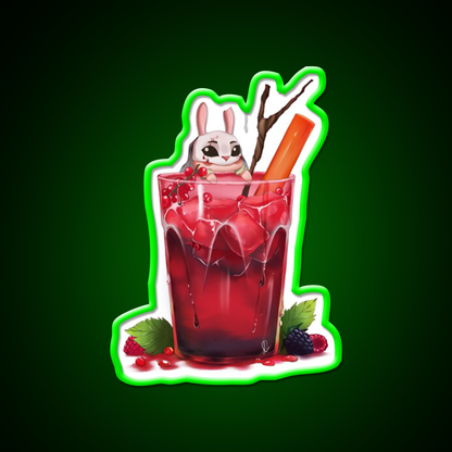 The Huntresss Wild Berries Drink Cocktail Bar Decor Led Neon Sign Rgb Color - LED neon sign view 8
