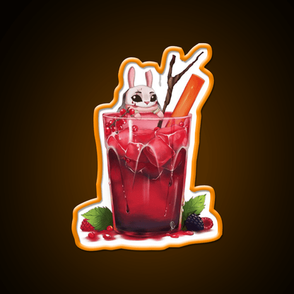 The Huntresss Wild Berries Drink Cocktail Bar Decor Led Neon Sign Rgb Color - Shineneon