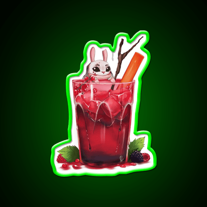 The Huntresss Wild Berries Drink Cocktail Bar Decor Led Neon Sign Rgb Color - Shineneon