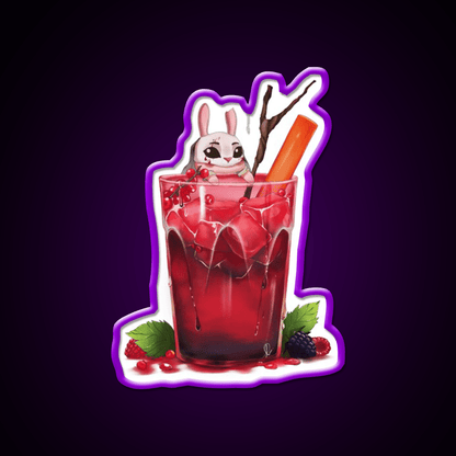 The Huntresss Wild Berries Drink Cocktail Bar Decor Led Neon Sign Rgb Color - Shineneon