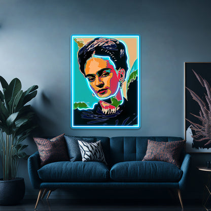 The Iconic Lady Artwork Personalized Neon Signs | Shineneon