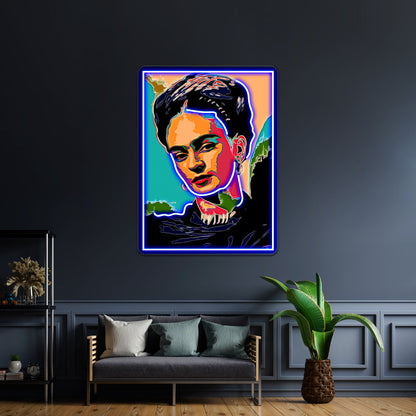 The Iconic Lady Artwork Personalized Neon Signs | Shineneon