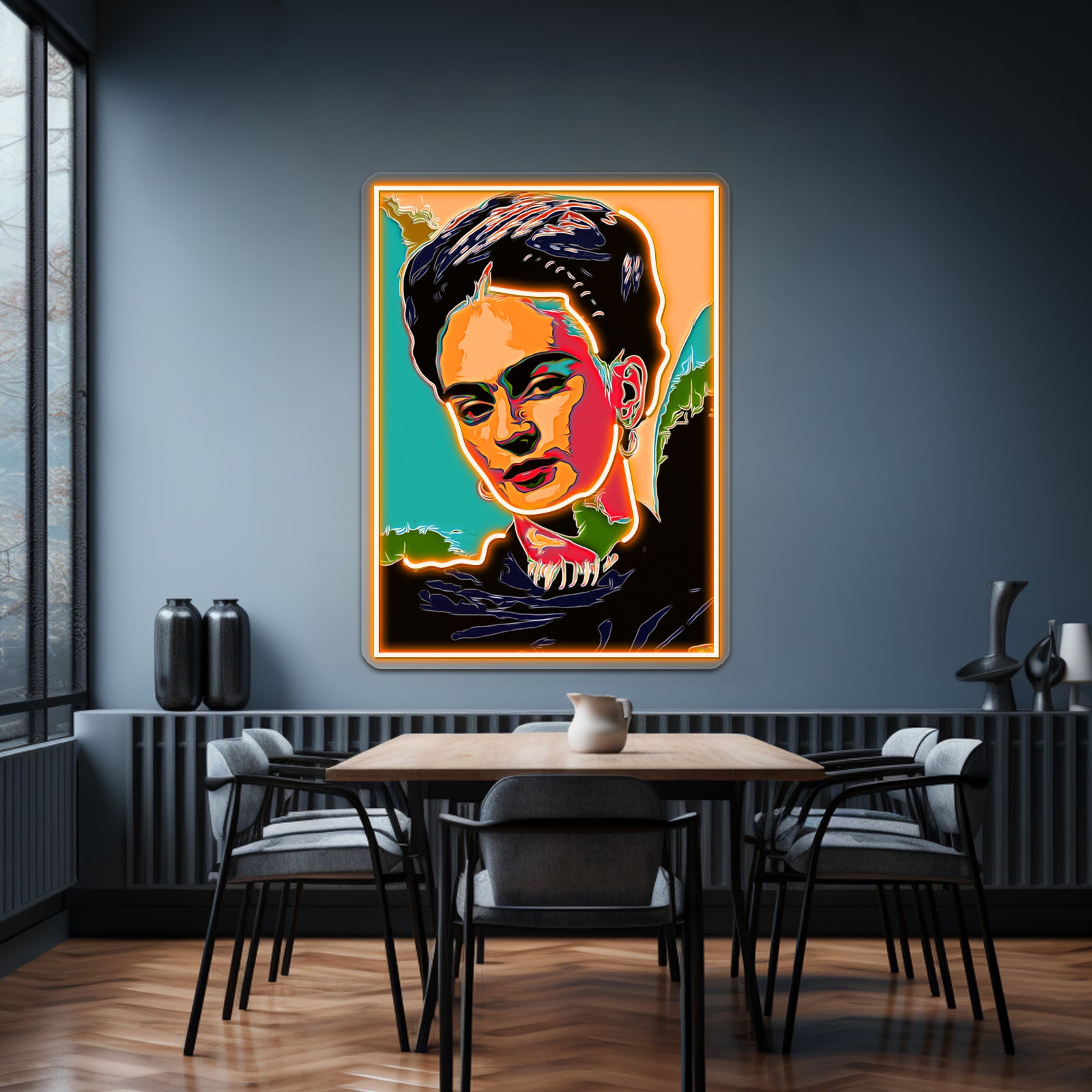 The Iconic Lady Artwork Personalized Neon Signs | Shineneon