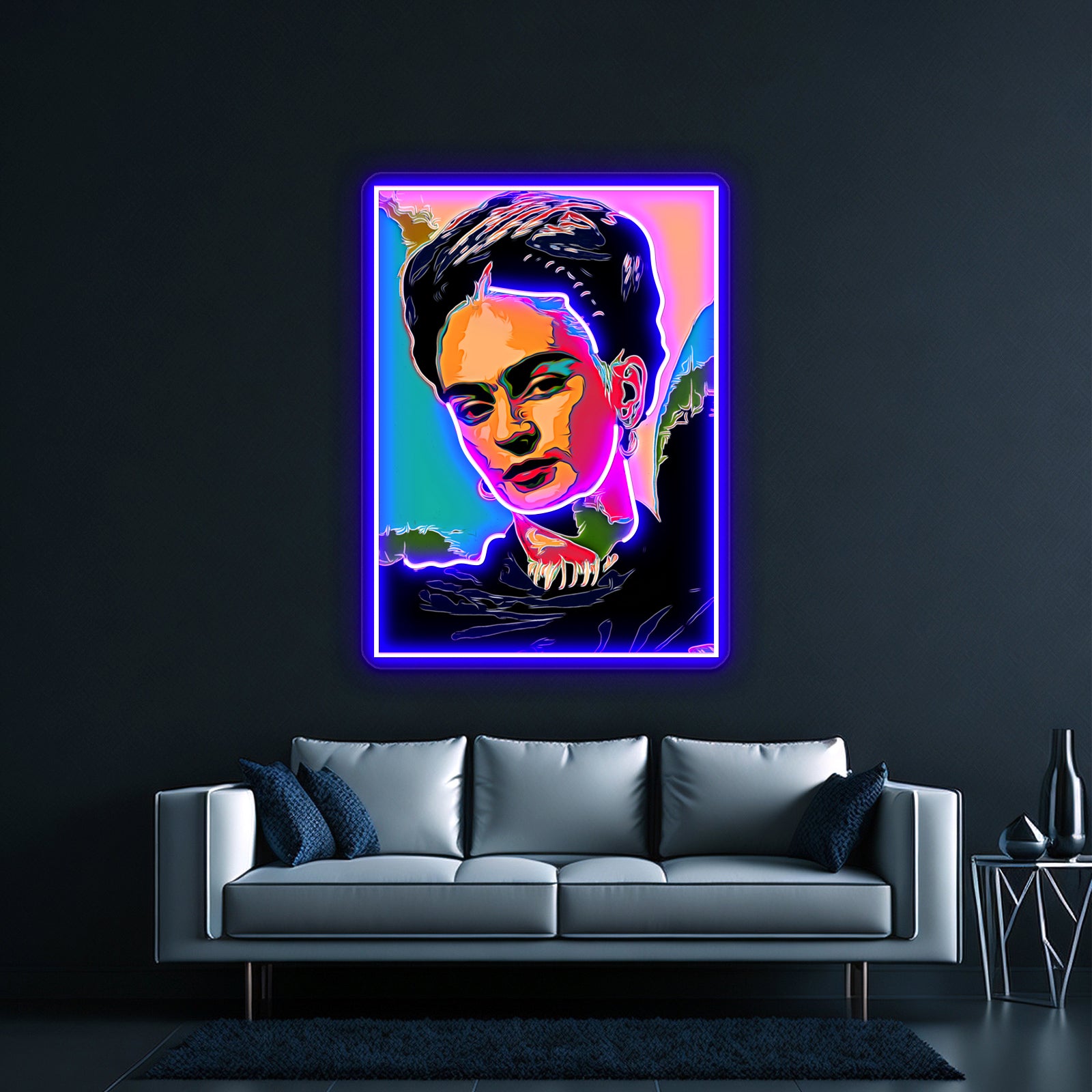 The Iconic Lady Artwork Personalized Neon Signs | Shineneon