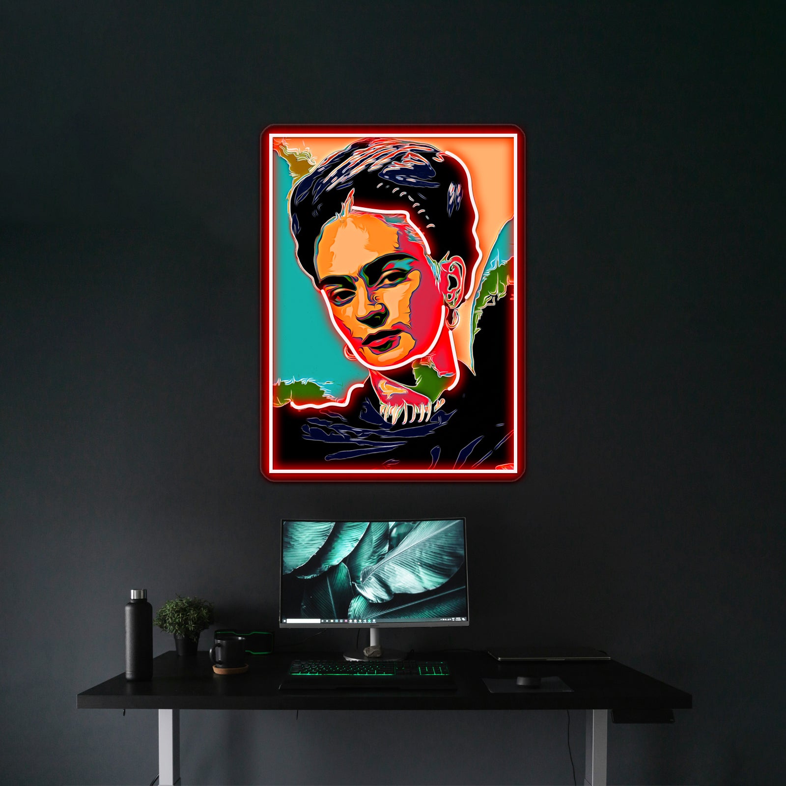 The Iconic Lady Artwork Personalized Neon Signs | Shineneon