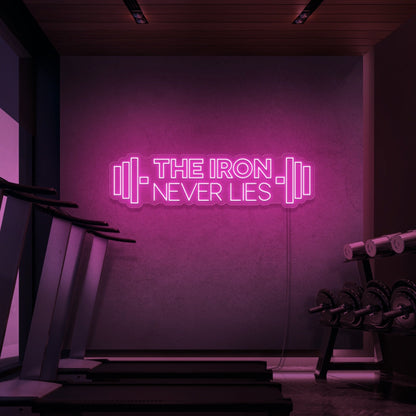 The Iron Does Not Lie Led Neon Signs - Shineneon