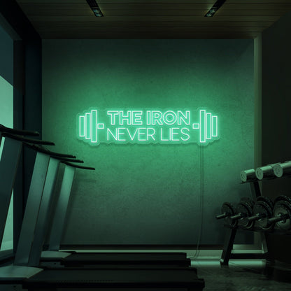 The Iron Does Not Lie Led Neon Signs - Shineneon