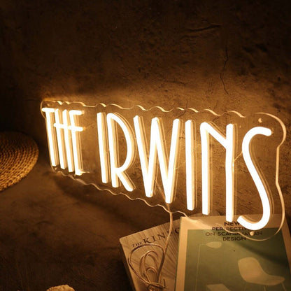 The Irwins Yellow Led Neon Sign - Shineneon