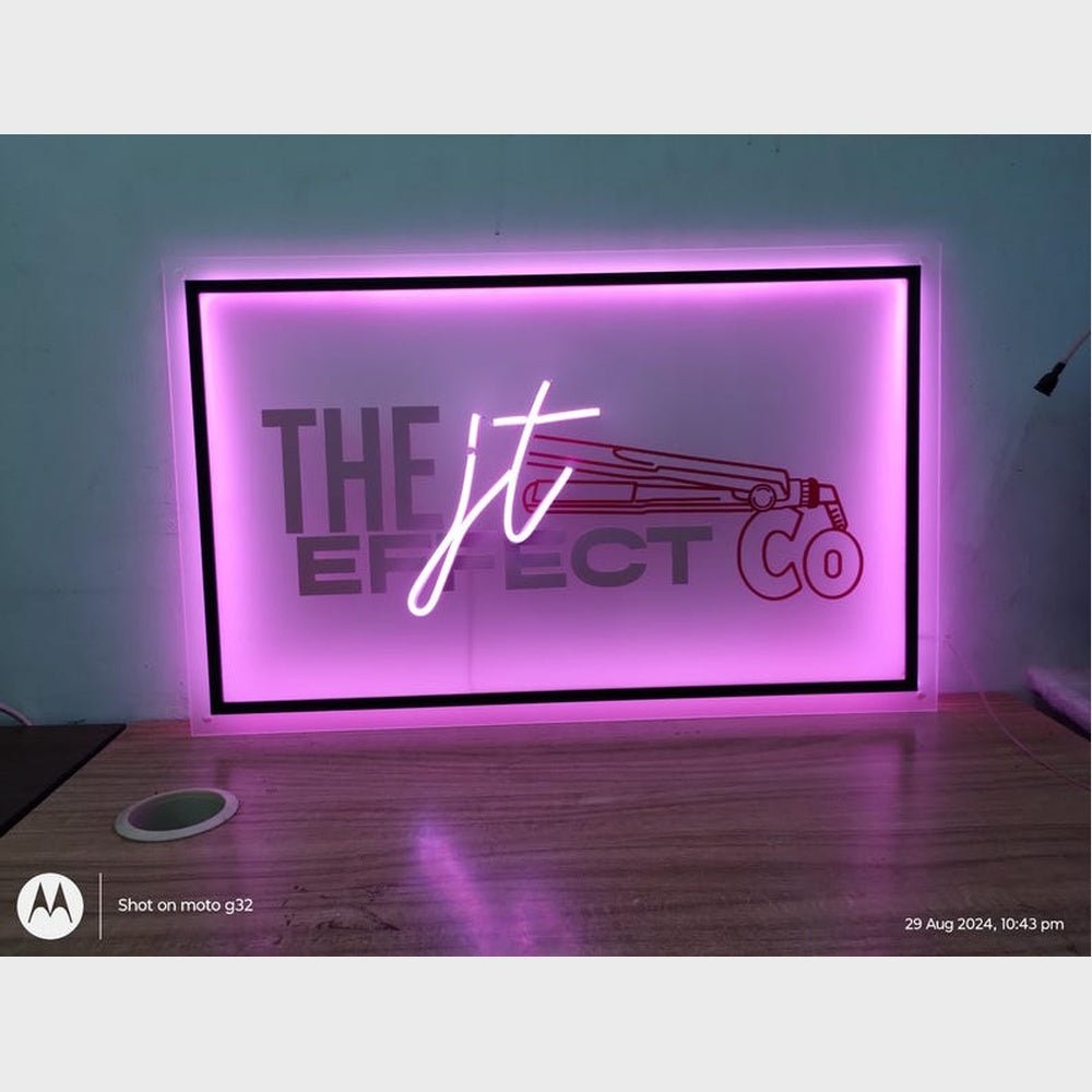 The It Effect Co Acrylic Business Logo Sign - Shineneon