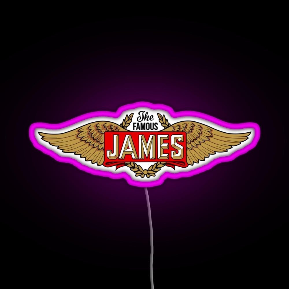 The James Motorcycles Wings Rgb Neon Sign - Shineneon
