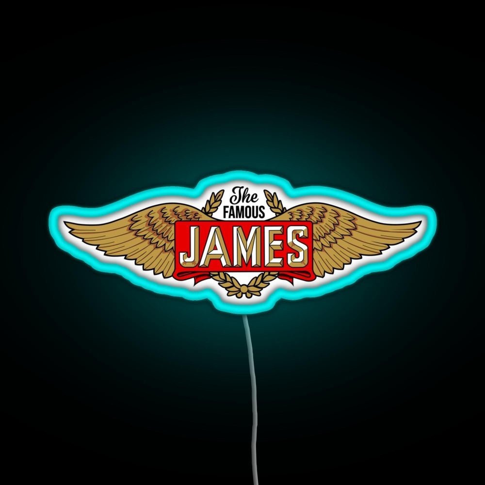 The James Motorcycles Wings Rgb Neon Sign - Shineneon