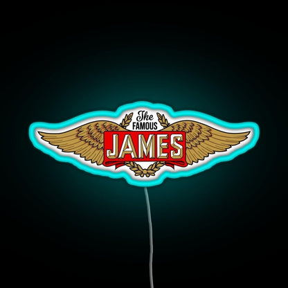 The James Motorcycles Wings Rgb Neon Sign - Shineneon