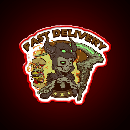 The Junk Food Mage Fast Food Led Neon Sign For Burger Place Rgb Color - Shineneon